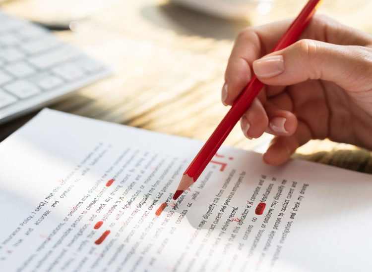 Script Text Mistake Grammar Proofreading And Correcting